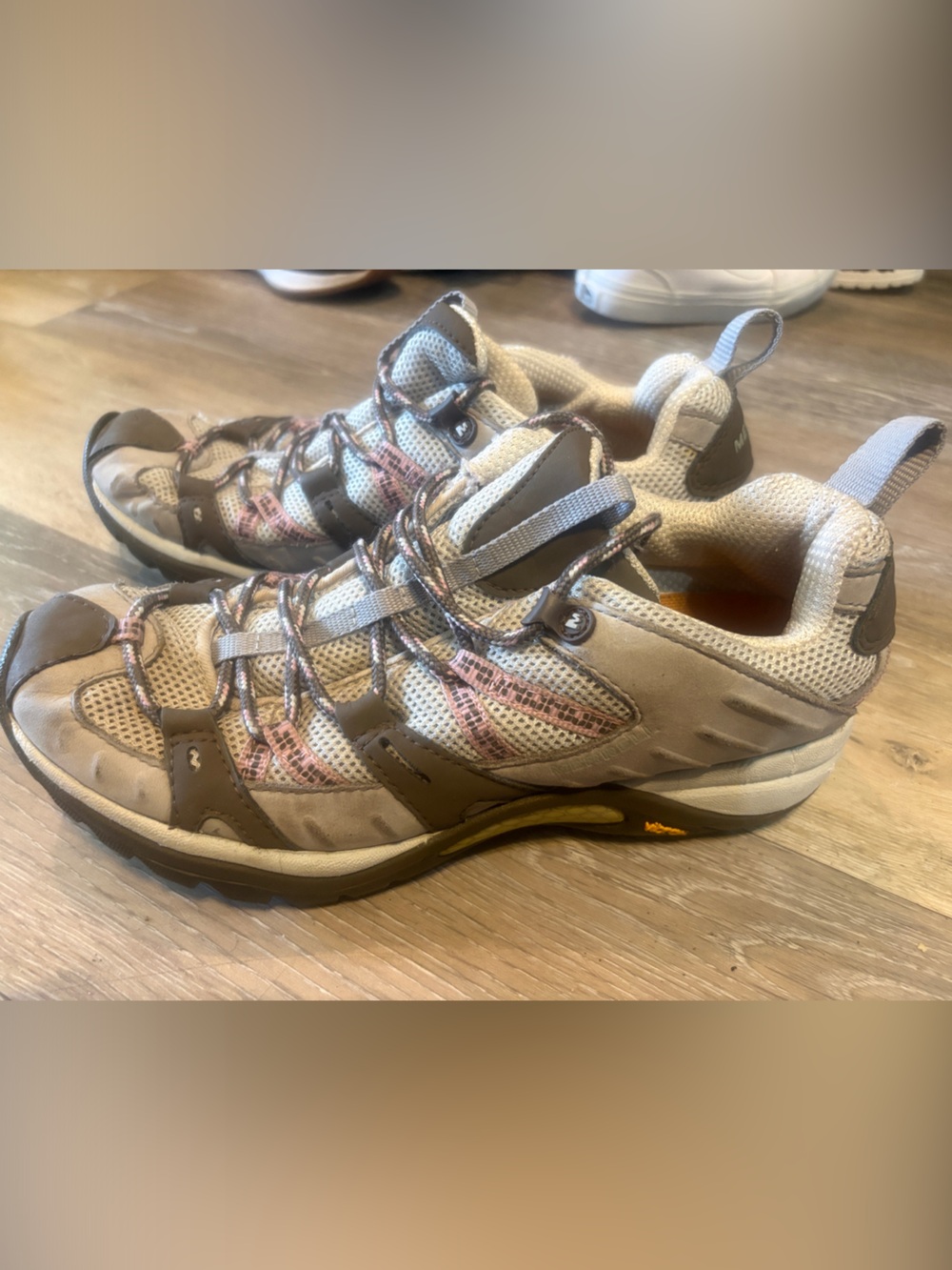 Merrell Women's Metallic Silver Shoe Label